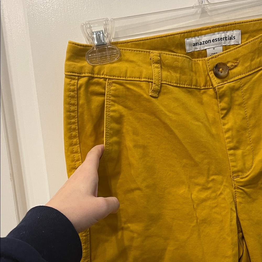 Mustard cropped khaki - Picture 3 of 8